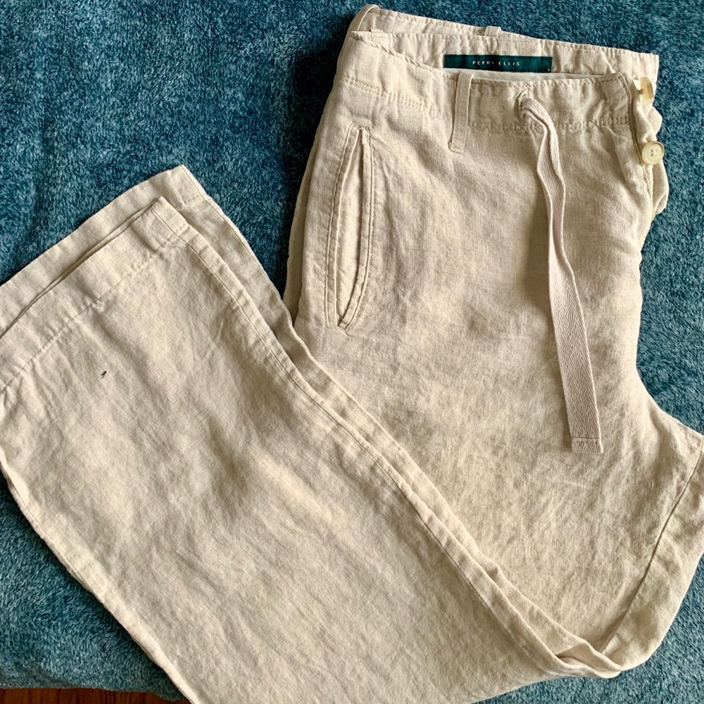 Linen pants Perry Ellis